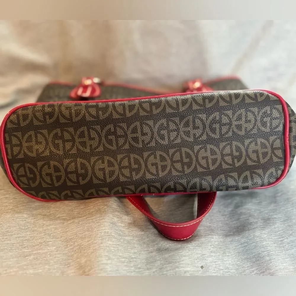 Giani Bernini Red Leather Hobo Bag